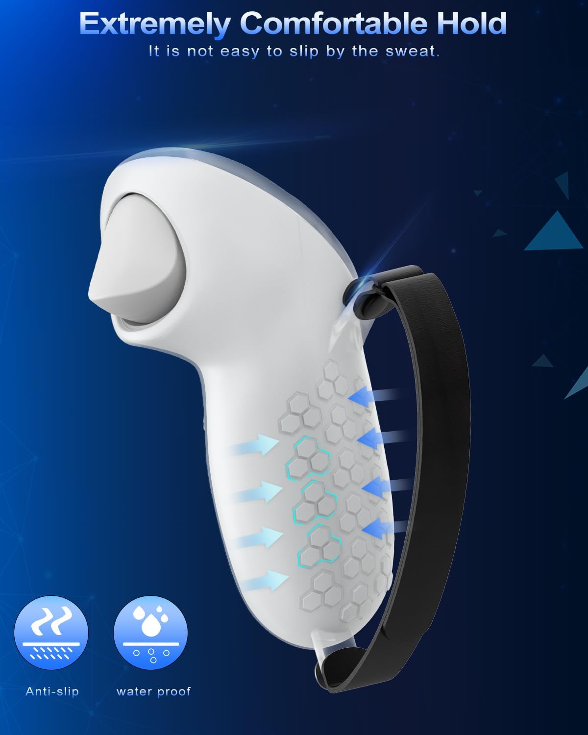 CUBIERTAS PARA CONTROLES VR AMZDM PARA META QUEST 3 TRANSPARENTES - 4