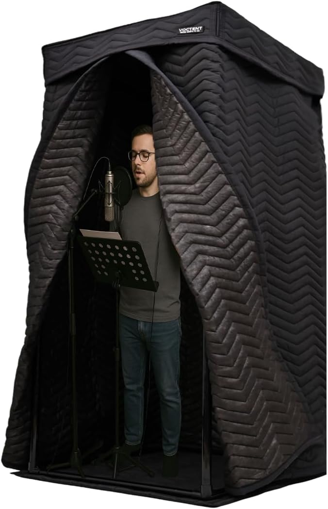 CABINA PORTÁTIL PARA GRABACIÓN VOCTENT XL PARA ESTUDIO EN CASA - 2