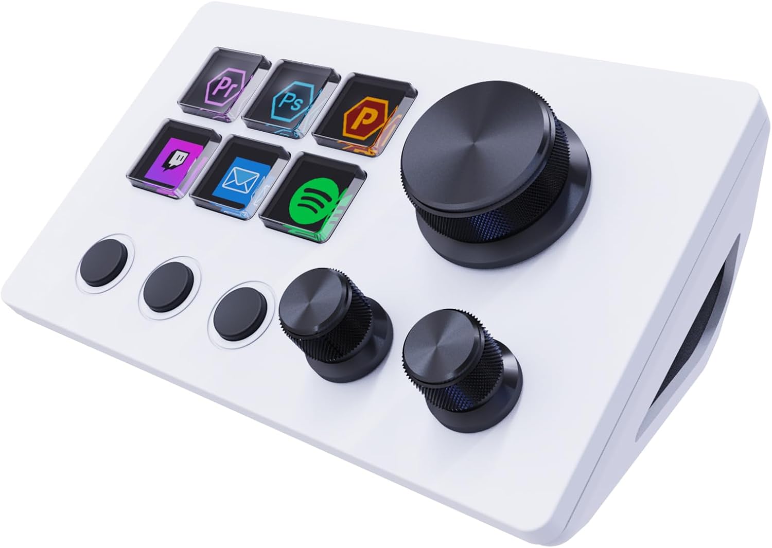 TECLADO MACRO STREAM CONTROLLER DECK ACTIONRING 6 TECLAS LCD USB-C - 1