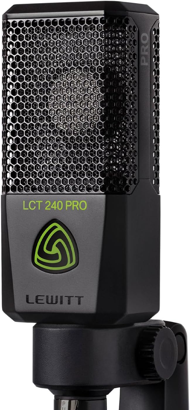MICRÓFONO CONDENSADOR LEWITT LCT 240 PRO DIAFRAGMA GRANDE - 1