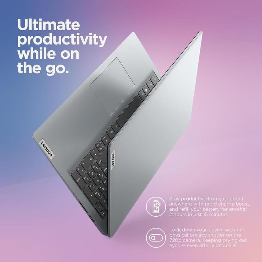 LAPTOP LENOVO IDEAPAD SLIM 3 RYZEN 5 5625U 16GB RAM 2TB SSD 15.6' FHD GRIS - 2