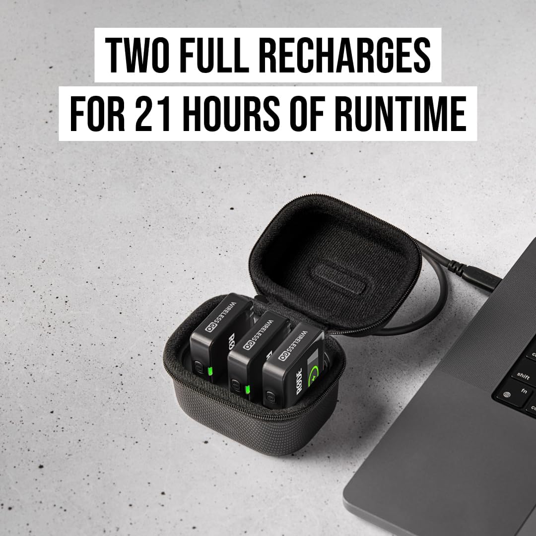 ESTUCHE DE CARGA RØDE CHARGE CASE+ PARA WIRELESS GO GEN 3 - 3