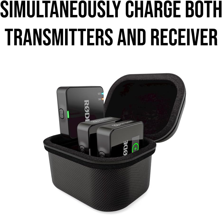 ESTUCHE DE CARGA RØDE CHARGE CASE+ PARA WIRELESS GO GEN 3 - 5