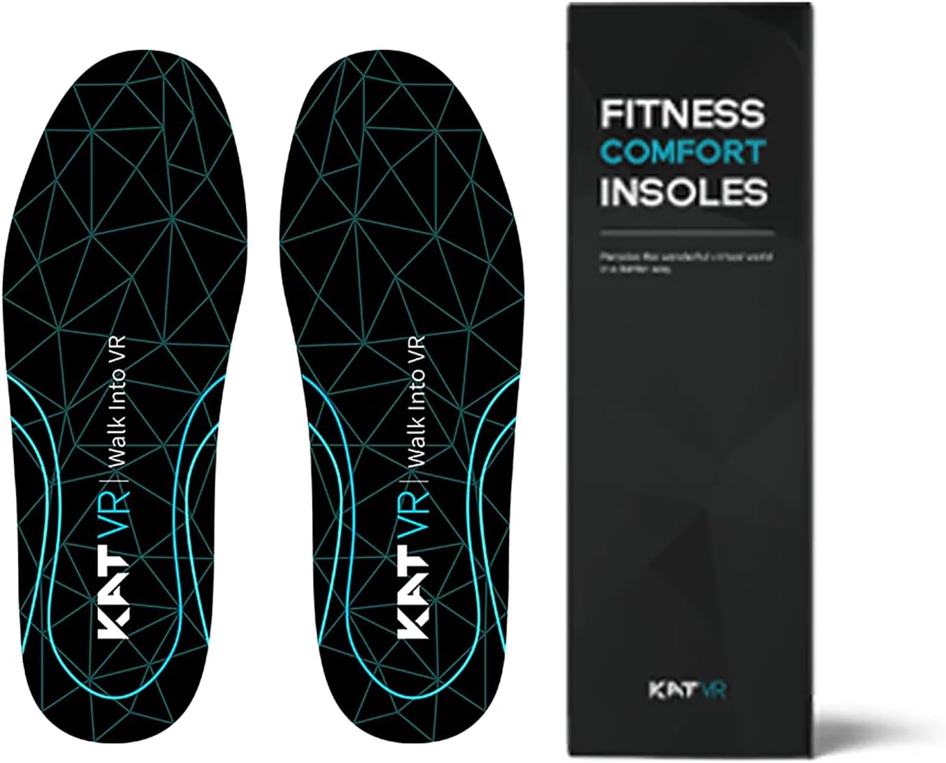 PLANTILLAS DE CONFORT KAT VR FITNESS PARA ZAPATOS KAT WALK TALLA US 9.5 - 1