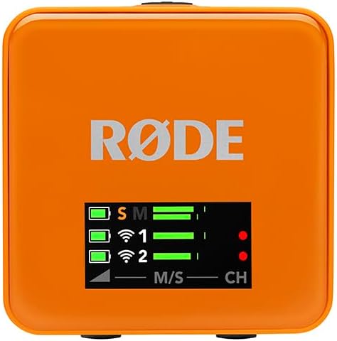 MICRÓFONO INALÁMBRICO RØDE WIRELESS GO GEN 3 NARANJA - 4