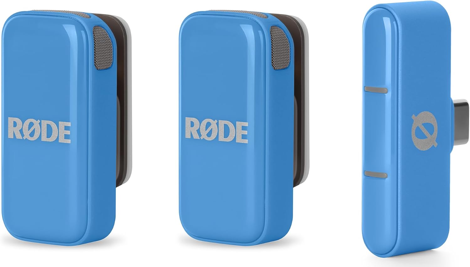 MICRÓFONO INALÁMBRICO RODE WIRELESS MICRO 2 MICS CON ESTUCHE USB-C AZUL - 2