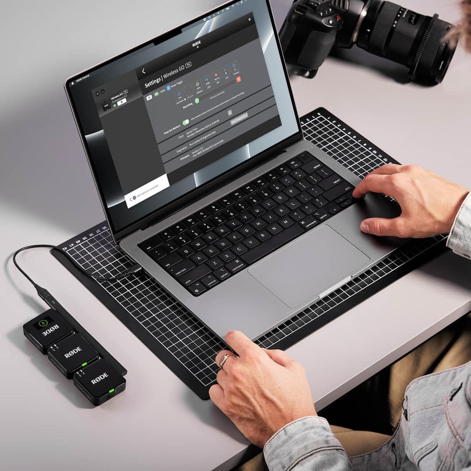 MICRÓFONO INALÁMBRICO RODE WIRELESS GO GEN 3 2 TX + 1 RX CON ESTUCHE DE CARGA - 2
