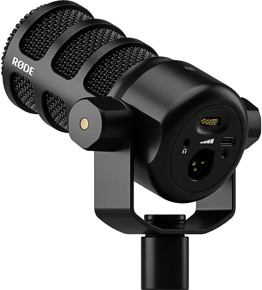 MICRÓFONO DINÁMICO RODE PODMIC USB Y XLR CON FILTRO ANTIPOP Y SOPORTE DE ESCRITORIO NEGRO - 3