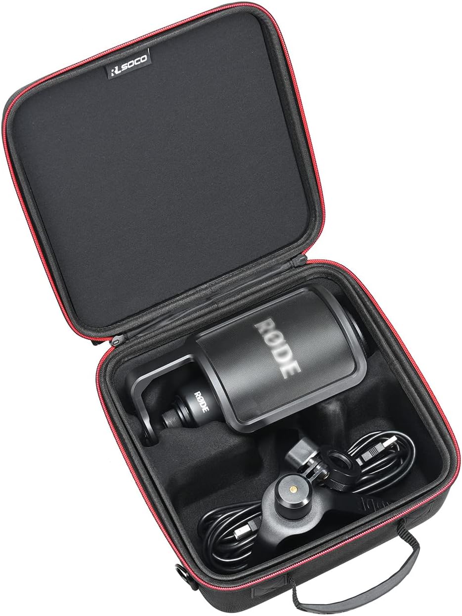 ESTUCHE PARA MICRÓFONO RLSOCO COMPATIBLE CON RODE NT-USB+ / NT-USB - 1