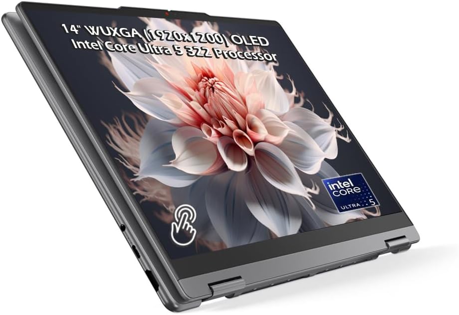 LAPTOP 2 EN 1 LENOVO YOGA 7I 14' 2K OLED CORE ULTRA 5 322 16GB 1TB SSD LUNA GREY - 1