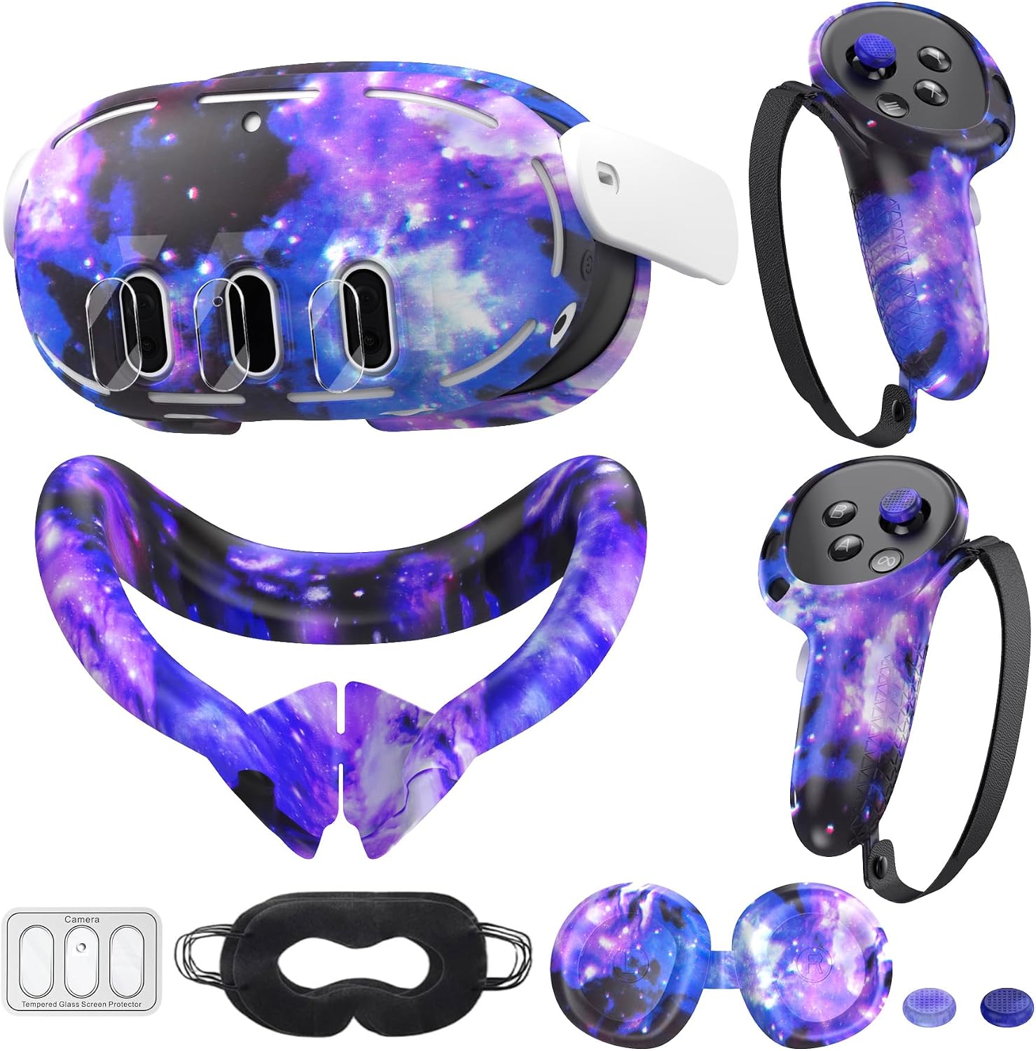 SET DE ACCESORIOS PARA META QUEST 3 KANG YU STARRY PURPLE - 1