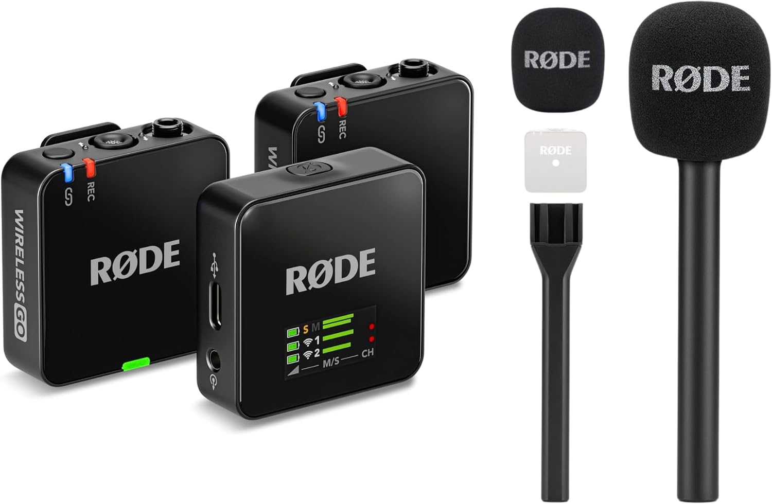 MICRÓFONO INALÁMBRICO RØDE WIRELESS GO 3 CON RØDE INTERVIEW GO - 1