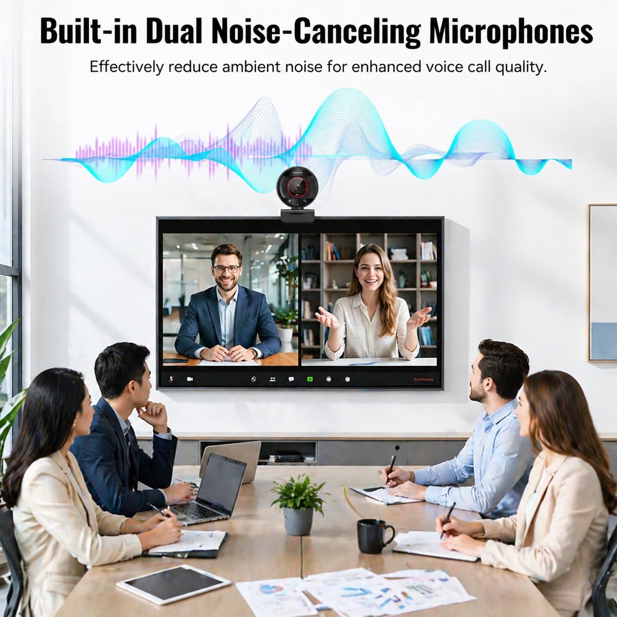 WEBCAM GALYIMAGE 4K CON MICRÓFONO Y ENFOQUE AUTOMÁTICO - 4