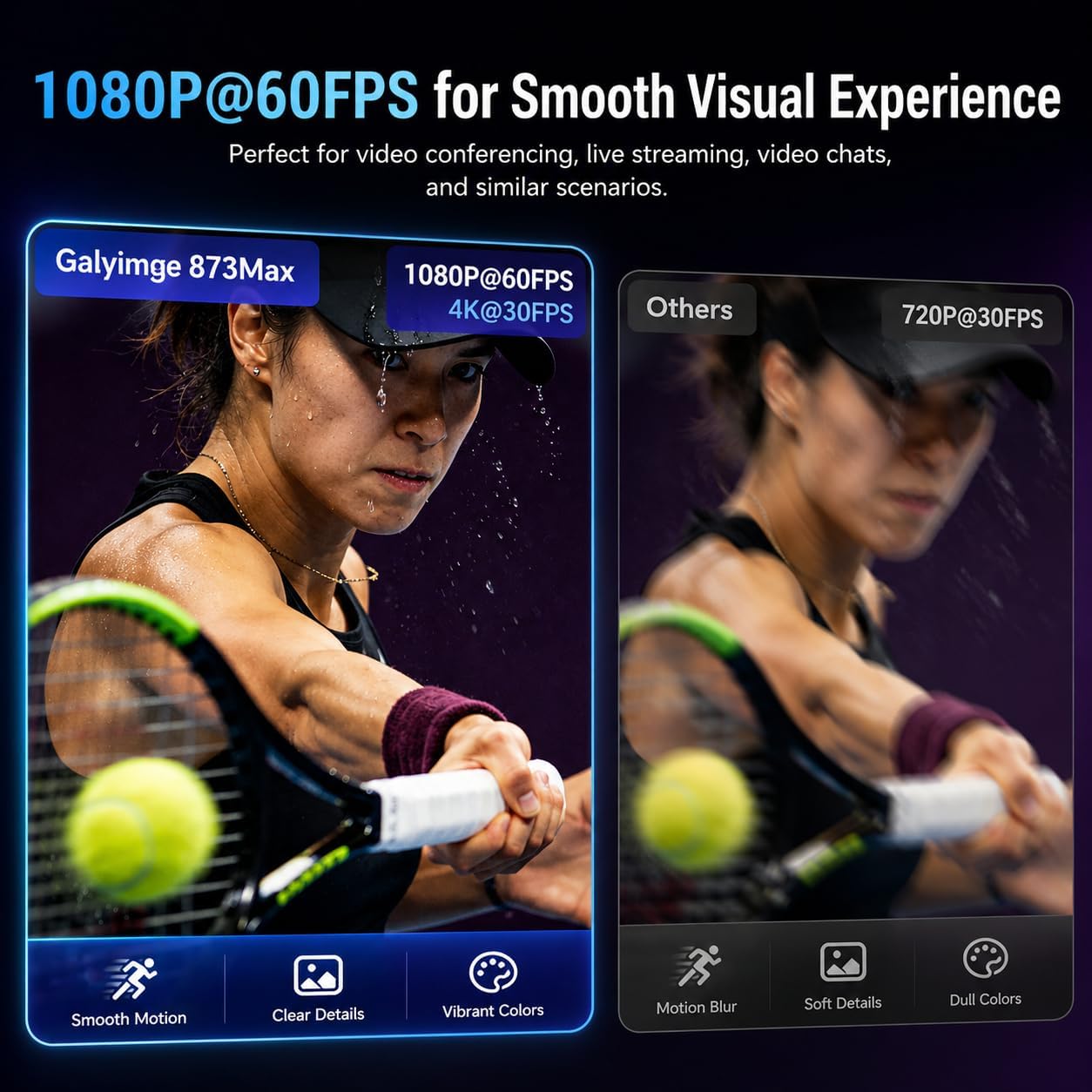 WEBCAM GALYIMAGE 4K CON MICRÓFONO Y ENFOQUE AUTOMÁTICO - 5