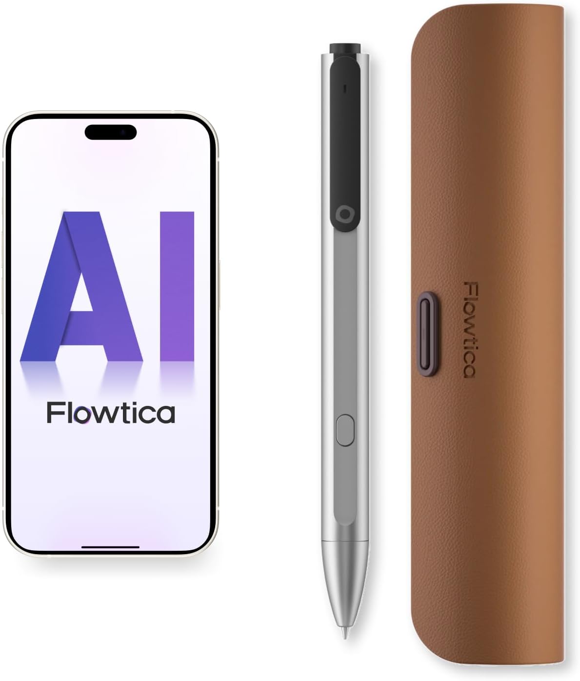GRABADORA DE VOZ FLOWTICA AI VOICE RECORDER CON TRANSCRIPCIÓN ILIMITADA - 1