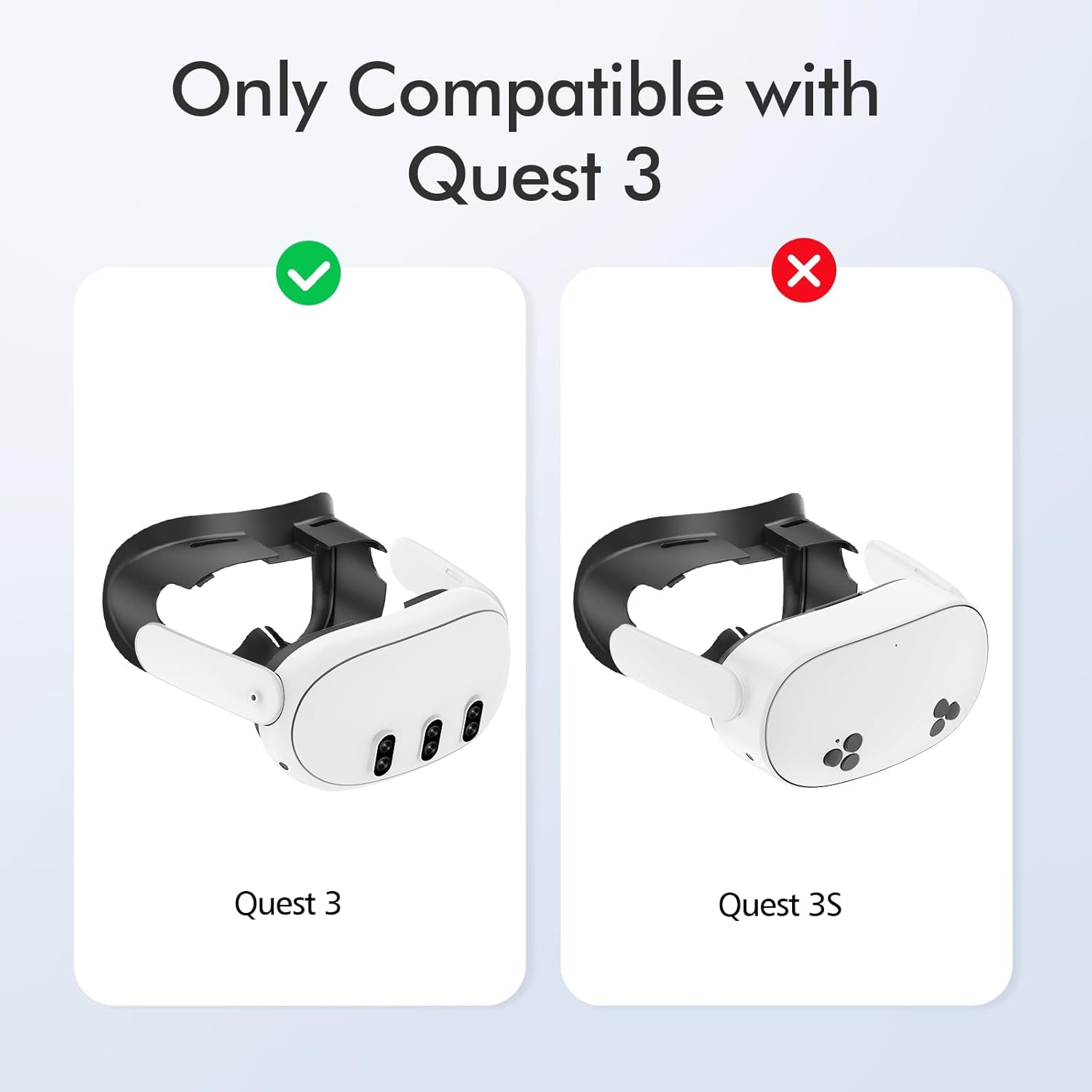 ALMOHADILLA FACIAL PARA META QUEST 3 AMZDM CUERO PU NEGRO - 2