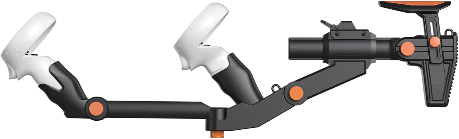 MANDO VR GUNSTOCK X-SUPER HOME PARA META QUEST 2, 3, 3S Y PRO AJUSTABLE NEGRO - 2