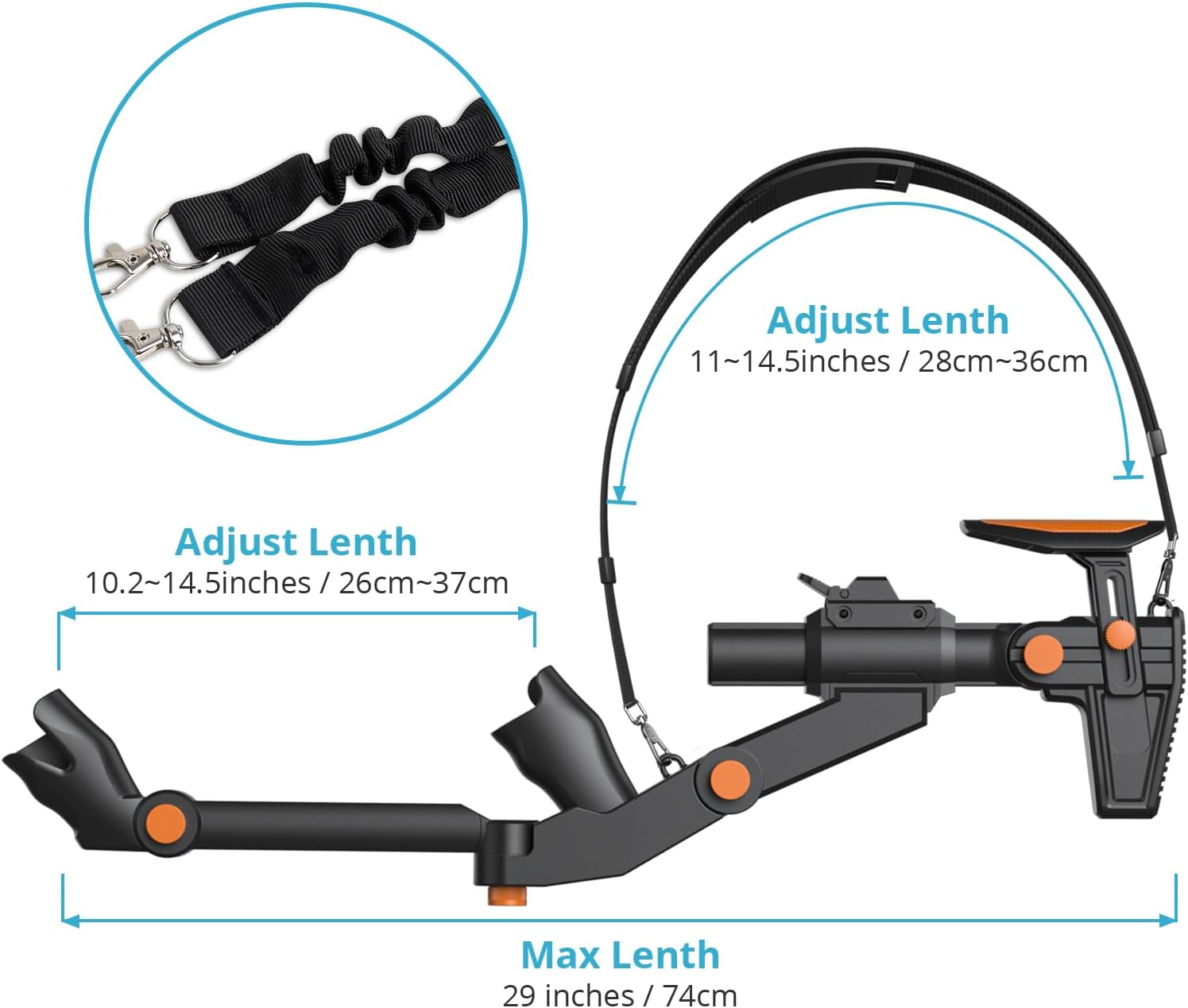 MANDO VR GUNSTOCK X-SUPER HOME PARA META QUEST 2, 3, 3S Y PRO AJUSTABLE NEGRO - 5