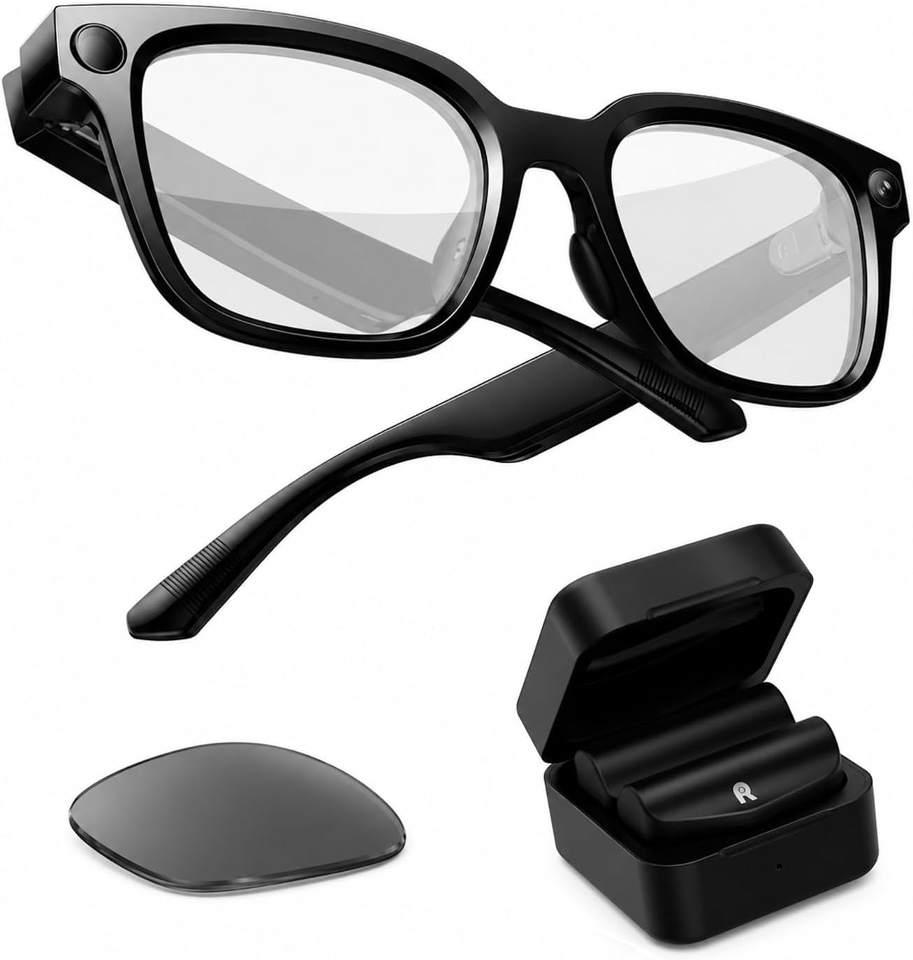 GAFAS INTELIGENTES ROKID AI STYLE PACK CON LENTES FOTOCROMÁTICOS, CÁMARA Y POWER CAPSULE - 1