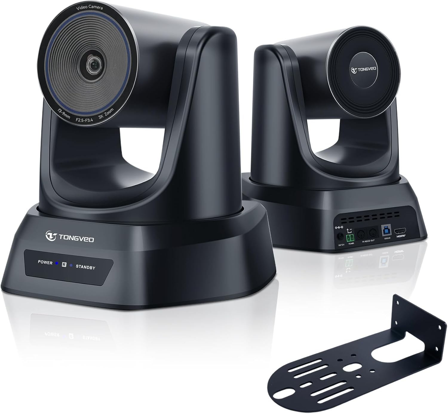 CÁMARA PTZ TONGVEO 2026 3X ZOOM ÓPTICO AI AUTO-TRACKING HDMI USB 3.0 1080P 60FPS ÁNGULO AMPLIO - 1