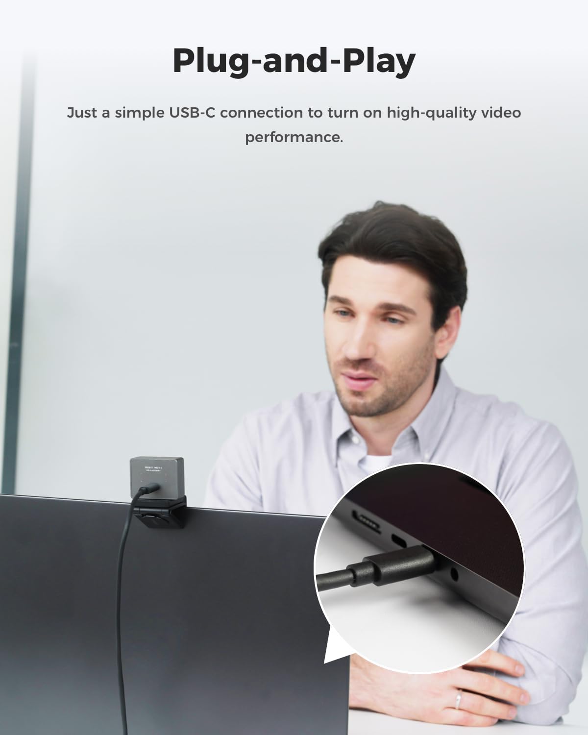 WEBCAM OBSBOT MEET 2 4K CON SENSOR 1/2', AI FRAMING Y AUTOFOCUS - 5