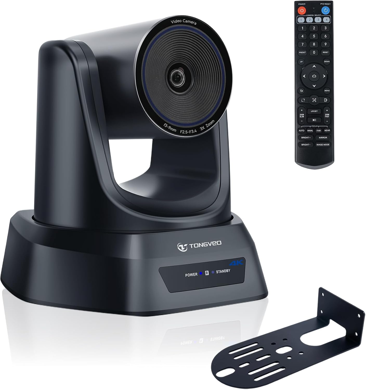 CÁMARA PTZ TONGVEO 4K 3X ZOOM ÓPTICO 93° HDMI USB 3.0 PARA CONFERENCIAS - 1