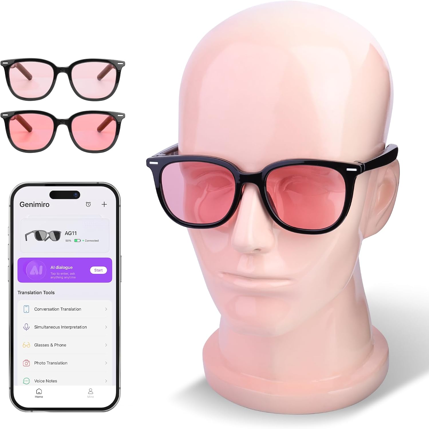 GAFAS INTELIGENTES EIGIIS AG11 CON LENTES ELECTROCRÓMICOS Y TRADUCCIÓN AI - 1