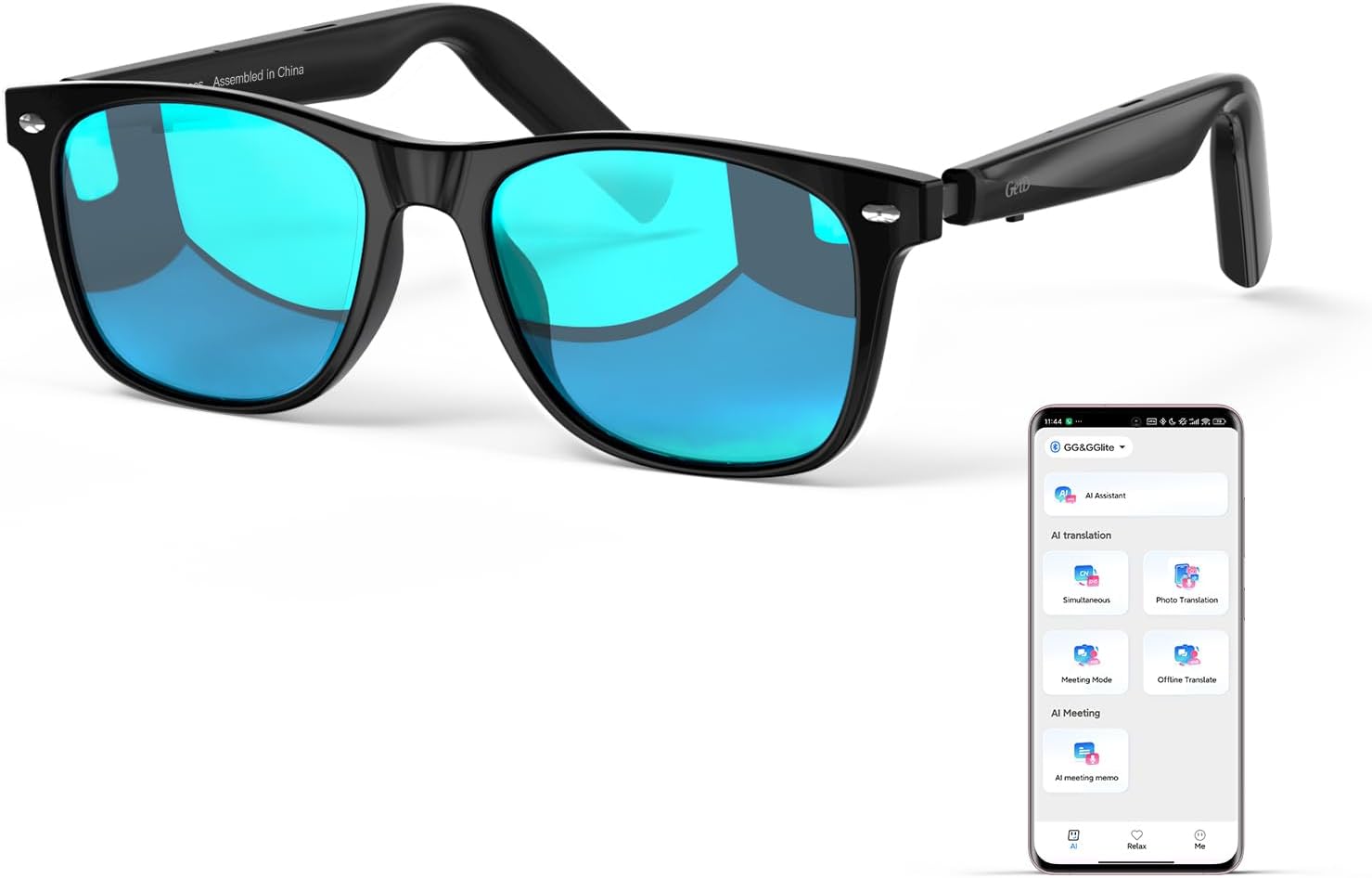 GAFAS INTELIGENTES GETD AI GLASSES CON ASISTENTE CHATGPT Y TRADUCCIÓN EN TIEMPO REAL - 1
