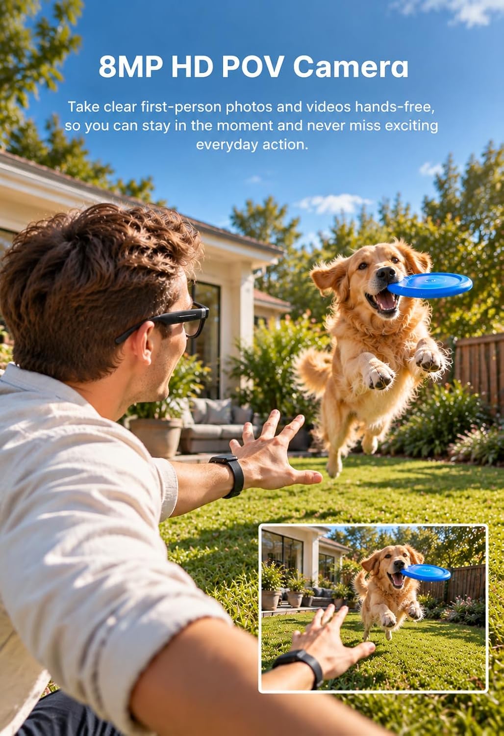 GAFAS INTELIGENTES DPVR G1 CON CÁMARA 8MP Y BLUETOOTH - 3
