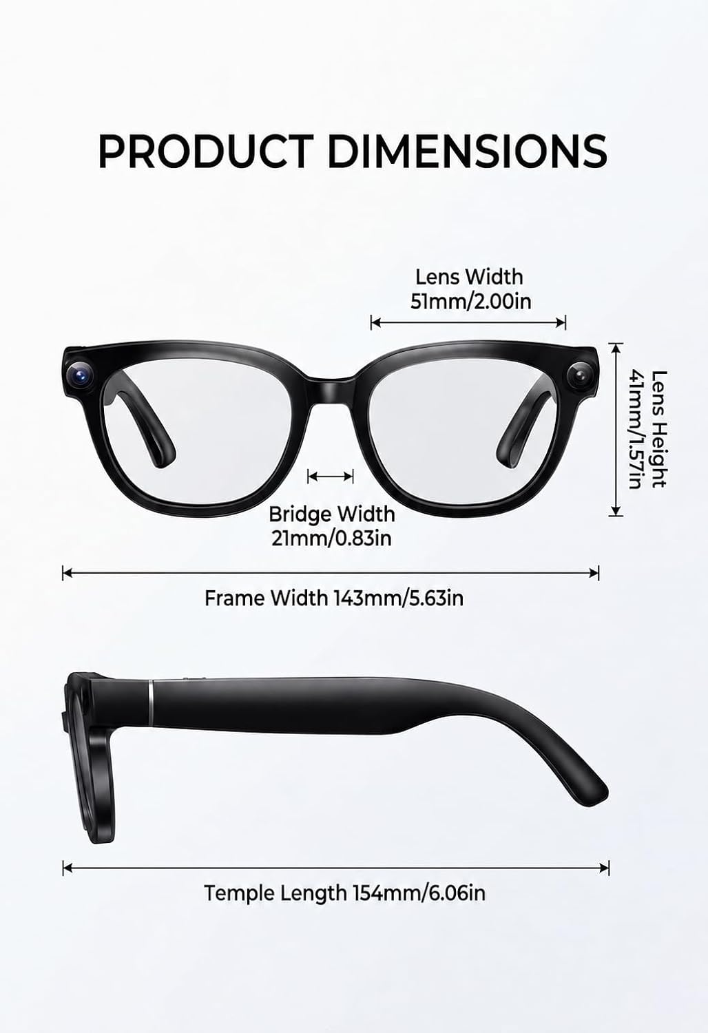 GAFAS INTELIGENTES DPVR G5 CON CÁMARA 13MP Y BLUETOOTH - 2