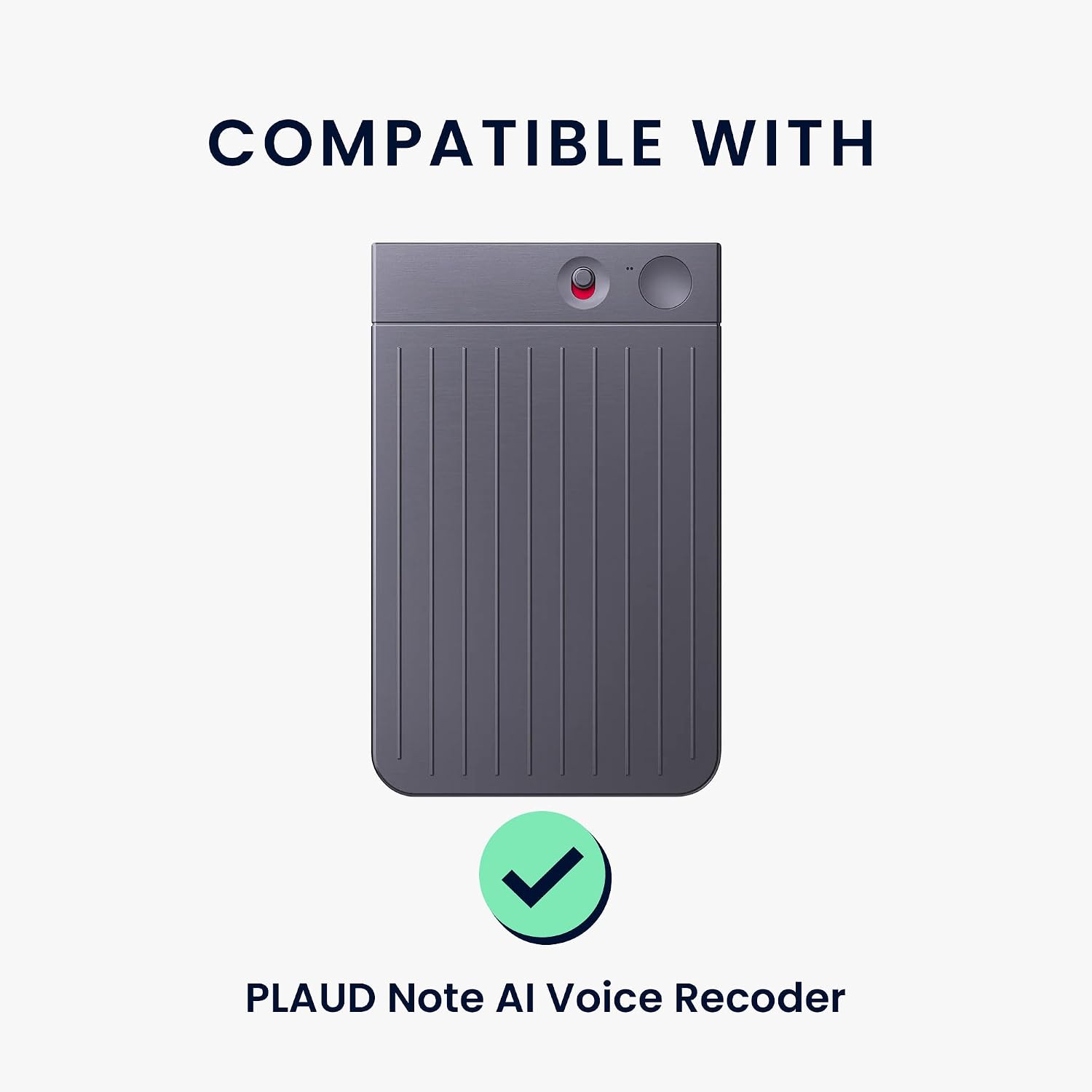 ESTUCHE KWMOBILE PARA GRABADORA DE VOZ PLAUD NOTE AI VOICE RECORDER ROSADO POLVORIENTO - 2