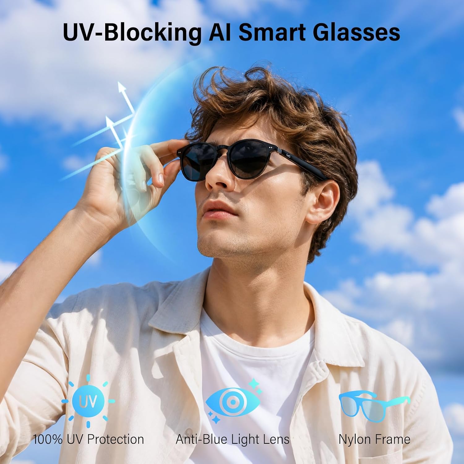 LENTES DE SOL GETD 2026 AI SMART ACETATO CON BLUETOOTH Y TRADUCTOR EN TIEMPO REAL - 4