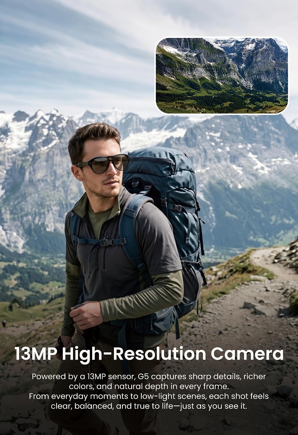 GAFAS INTELIGENTES DPVR G5 CON CÁMARA 13MP Y BLUETOOTH - 3