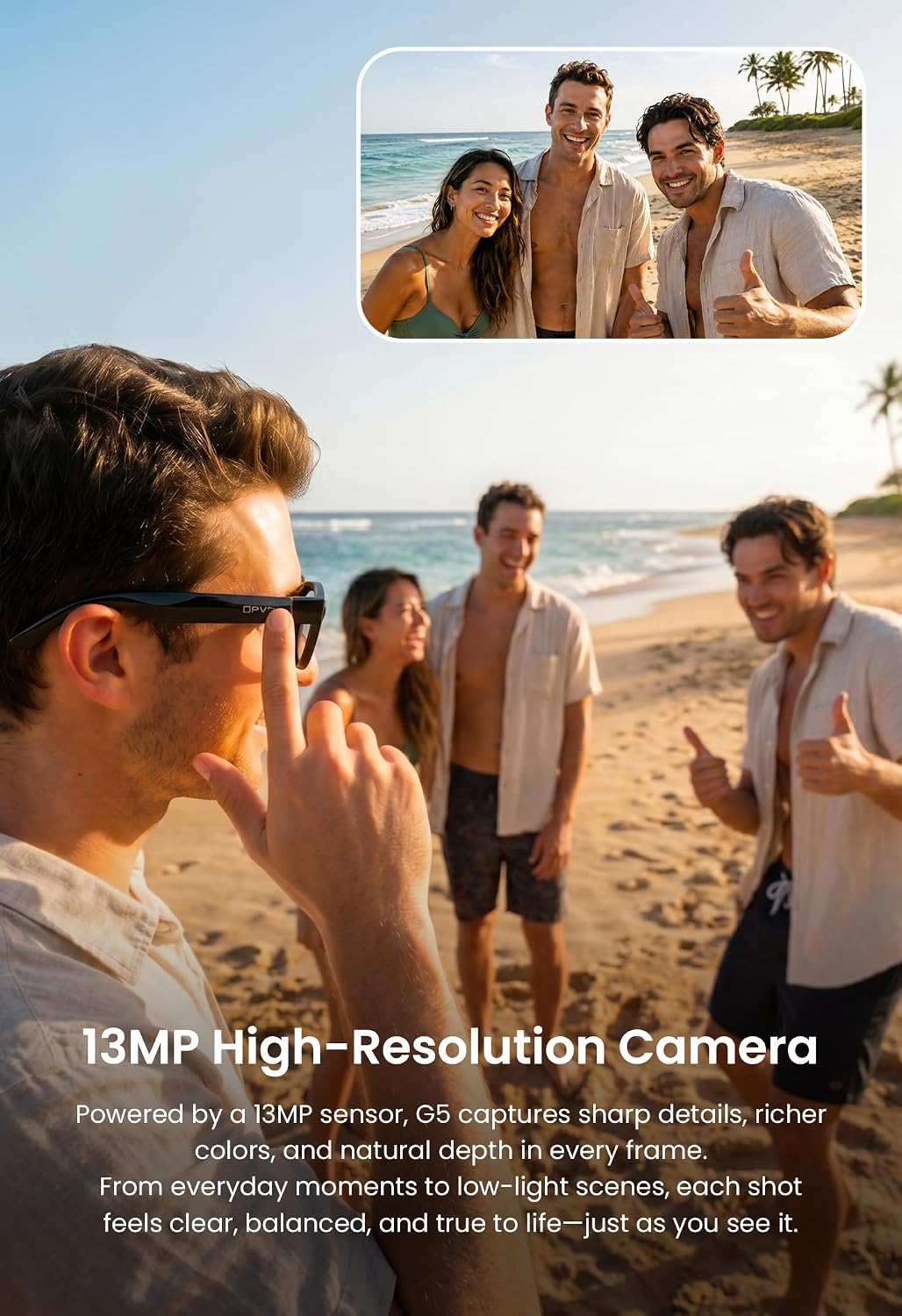 GAFAS INTELIGENTES DPVR G5 AI CON CÁMARA 13MP Y BLUETOOTH - 2