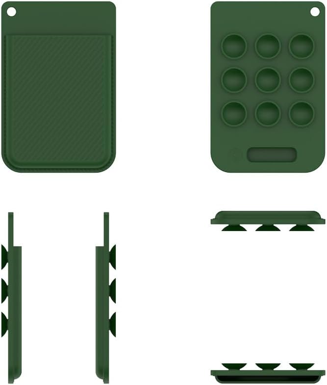 FUNDA PROTECTORA DE SILICONA PARA GRABADORA DE VOZ PLAUD NOTE AI COLOR VERDE - 3