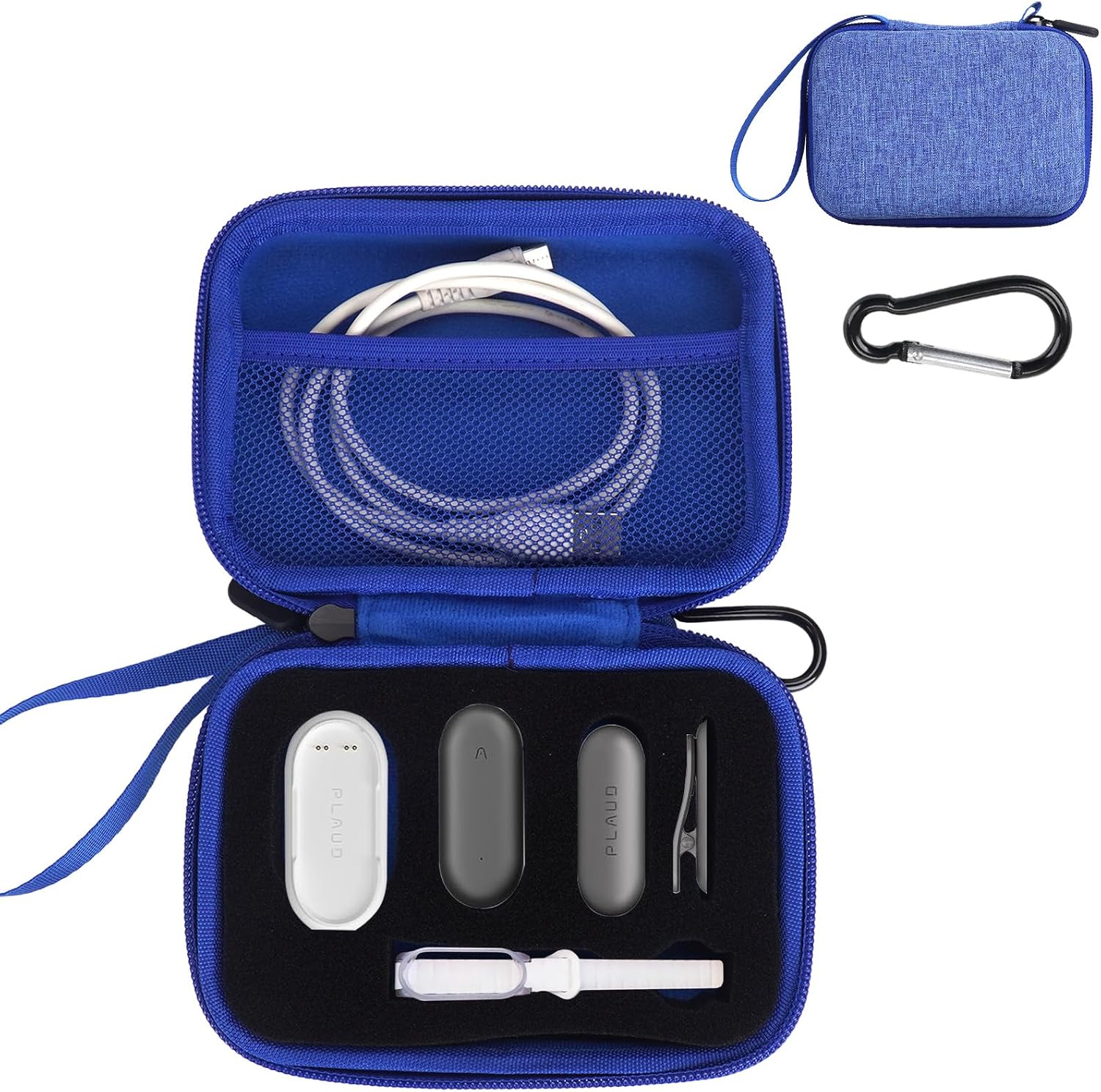 ESTUCHE RÍGIDO YOUKNOW COMPATIBLE CON GRABADORA DE VOZ PLAUD NOTEPIN/NOTEPIN S AZUL - 1