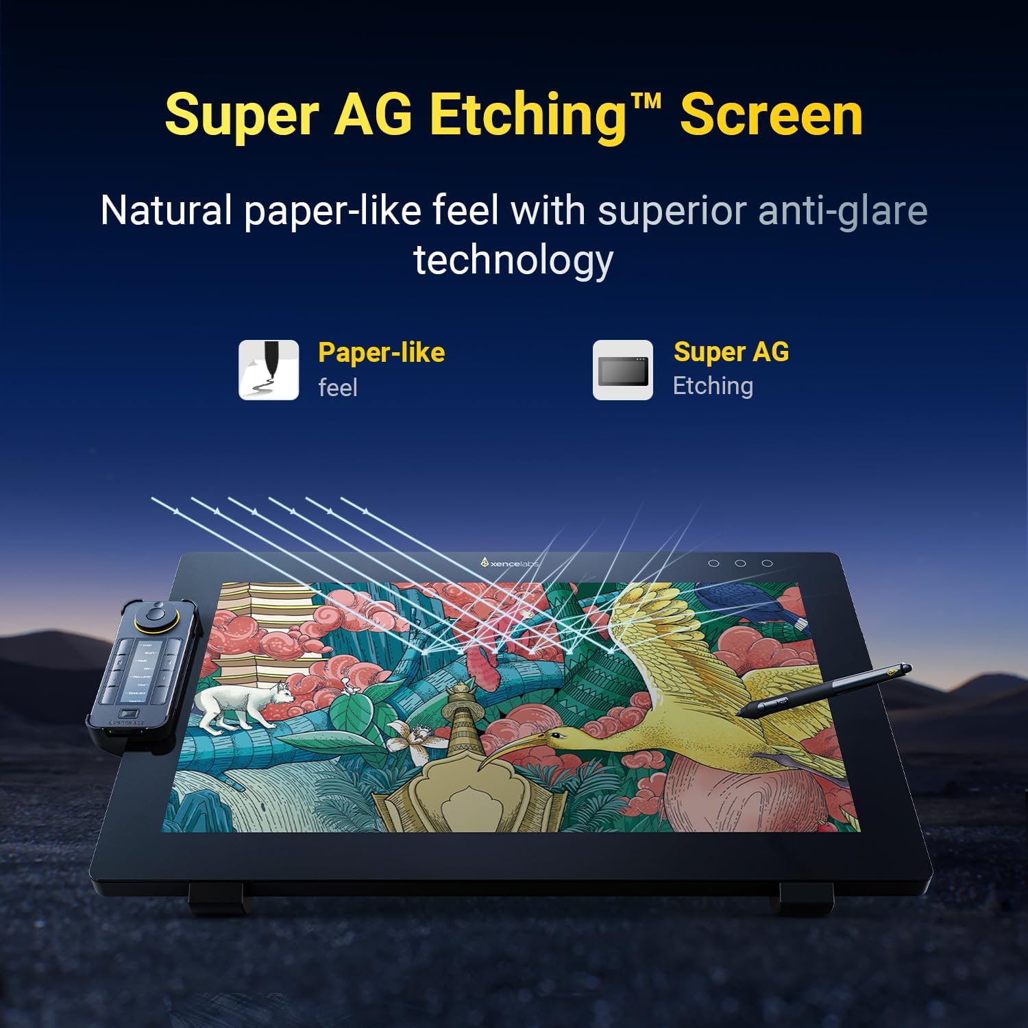 TABLET GRÁFICA XENCELABS PEN DISPLAY 24+ CON PANTALLA 4K Y 44 TECLAS PERSONALIZABLES - 4