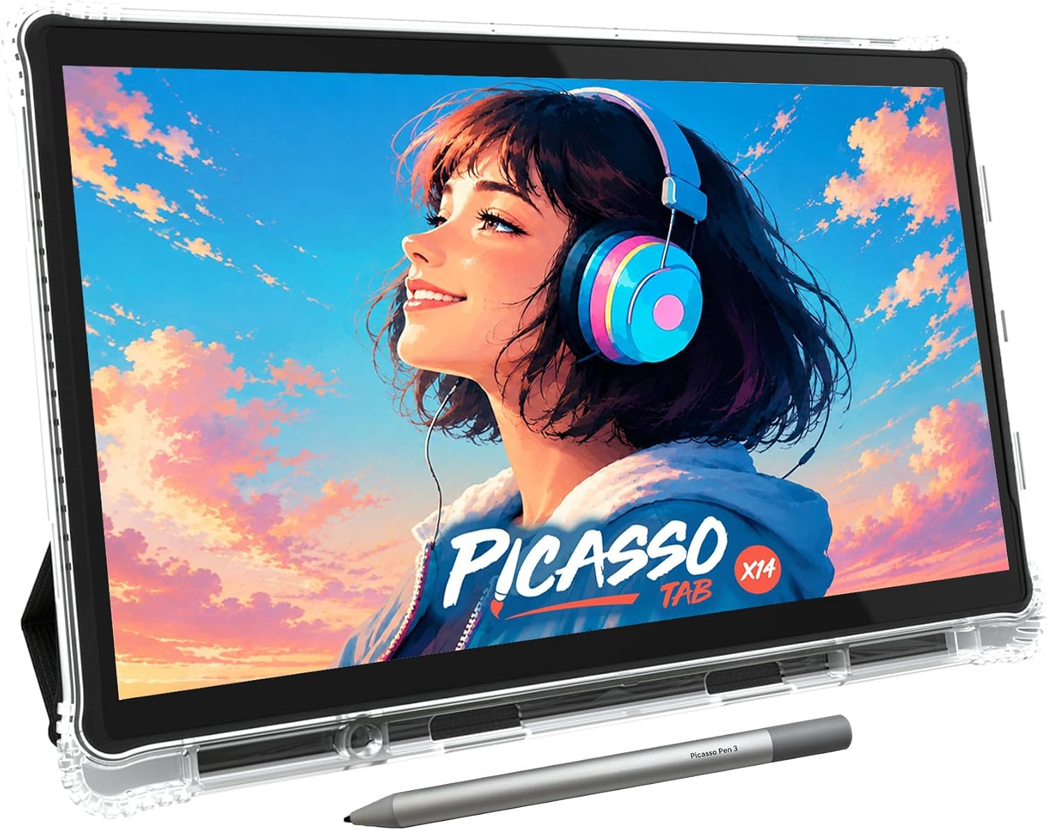 TABLETA GRÁFICA PICASSOTAB X14 14 PULGADAS INDEPENDIENTE SIN PC - 1