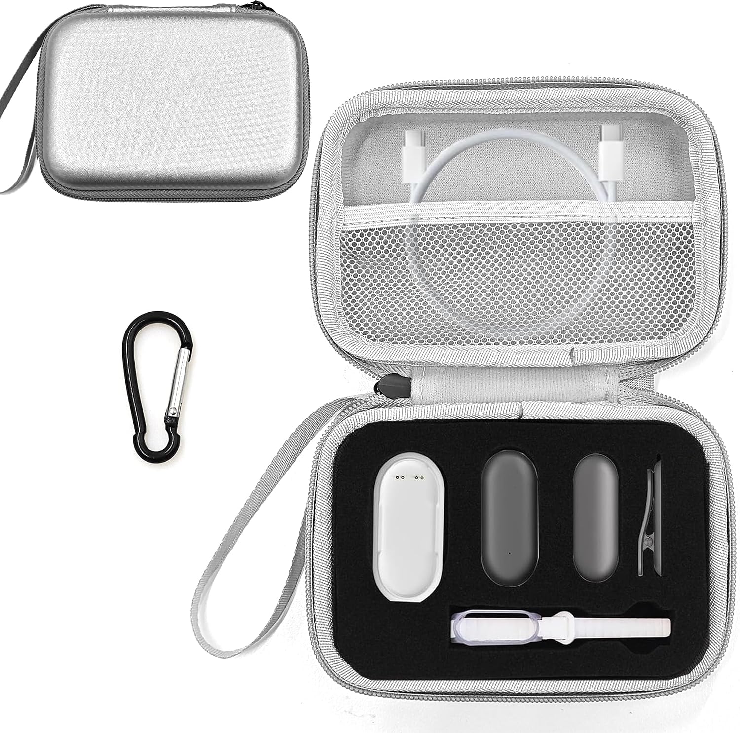 ESTUCHE PROTECTOR LEOTUBE PARA GRABADORA DE VOZ PLAUD NOTEPIN PLATEADO - 1