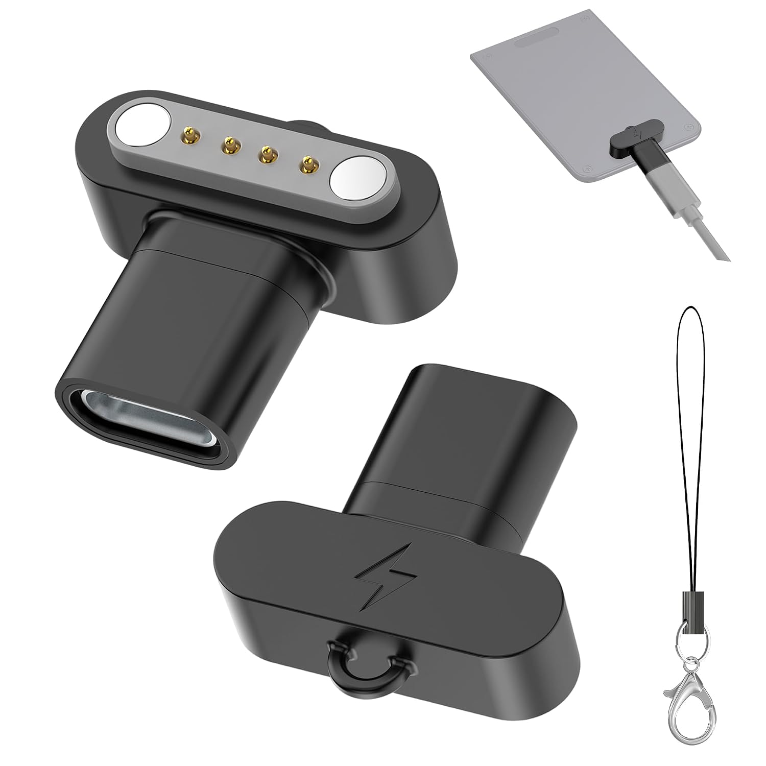 ADAPTADOR USB C ERMORGEN 2 UNIDADES PARA PLAUD NOTE Y PLAUD NOTE PRO - 1