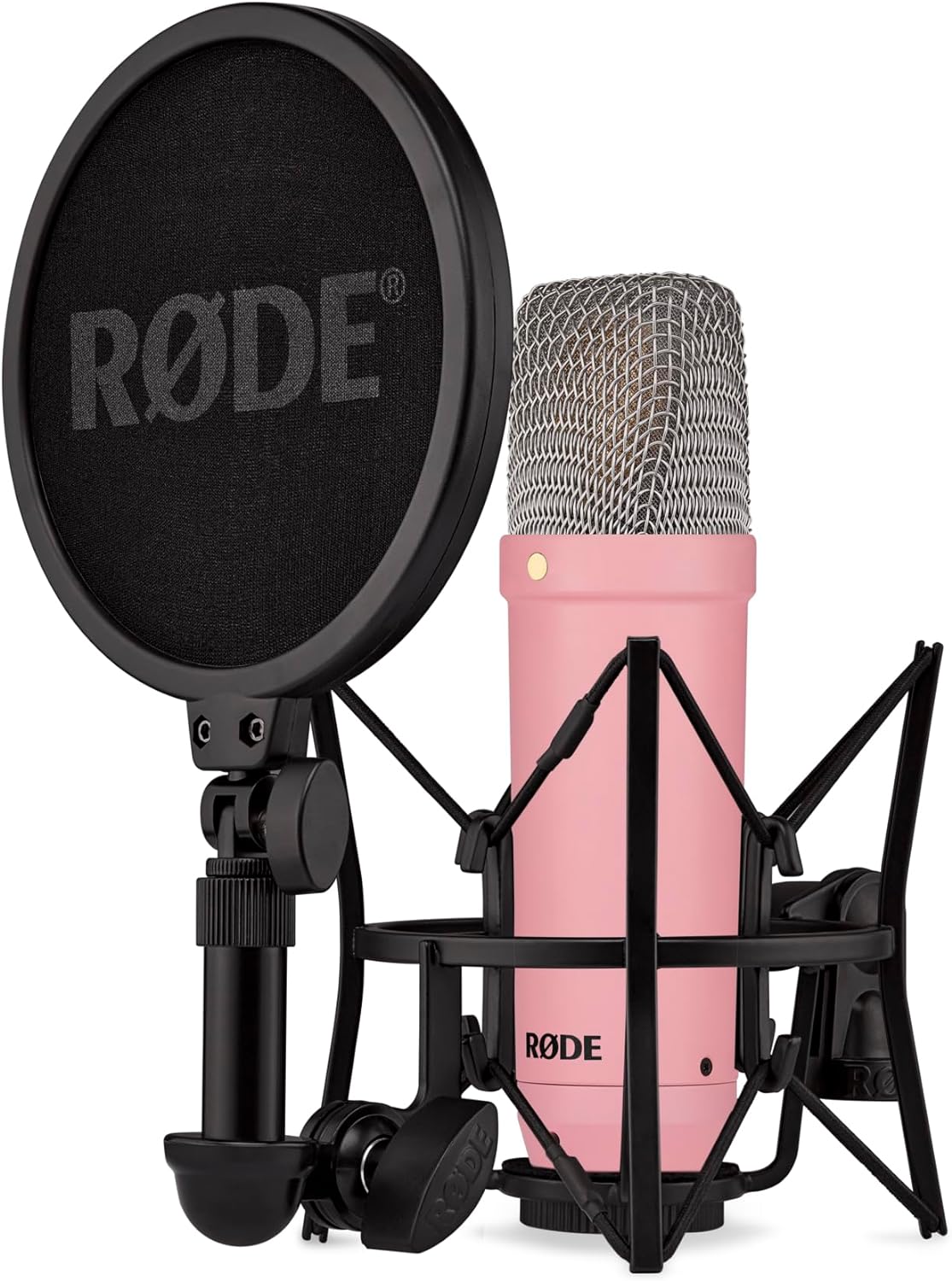 MICRÓFONO DE ESTUDIO CONDENSADOR RØDE NT1 SIGNATURE SERIES ROSA - 1
