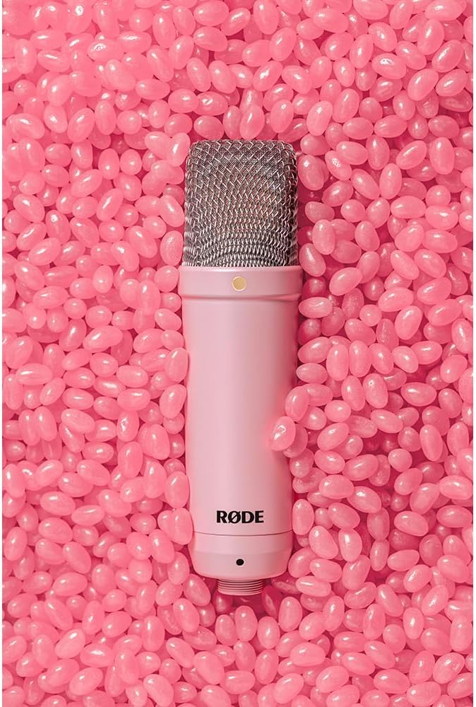 MICRÓFONO DE ESTUDIO CONDENSADOR RØDE NT1 SIGNATURE SERIES ROSA - 2