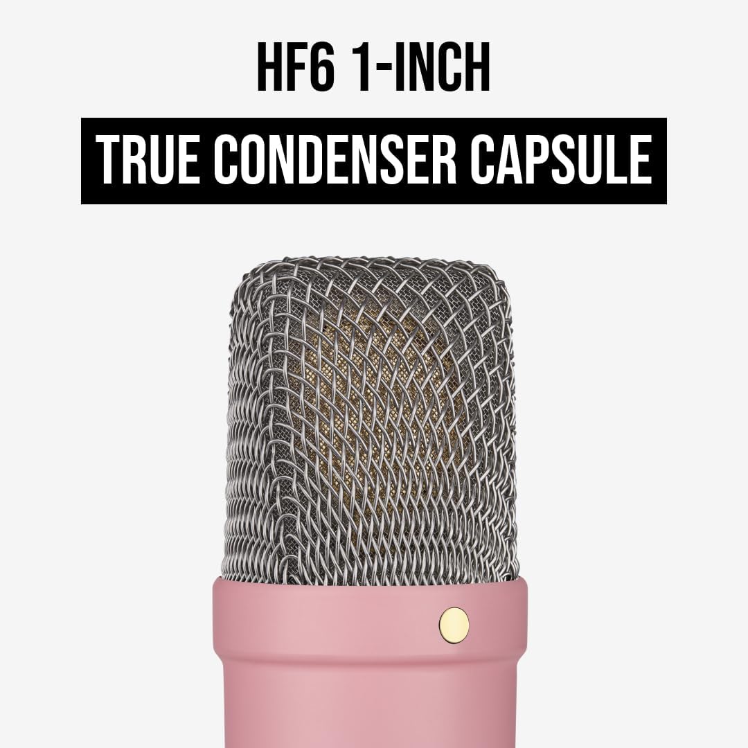 MICRÓFONO DE ESTUDIO CONDENSADOR RØDE NT1 SIGNATURE SERIES ROSA - 5