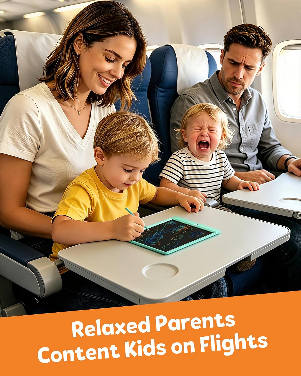 TABLETA GRÁFICA TEKFUN LCD 10 PULGADAS VERDE PARA NIÑOS - 2