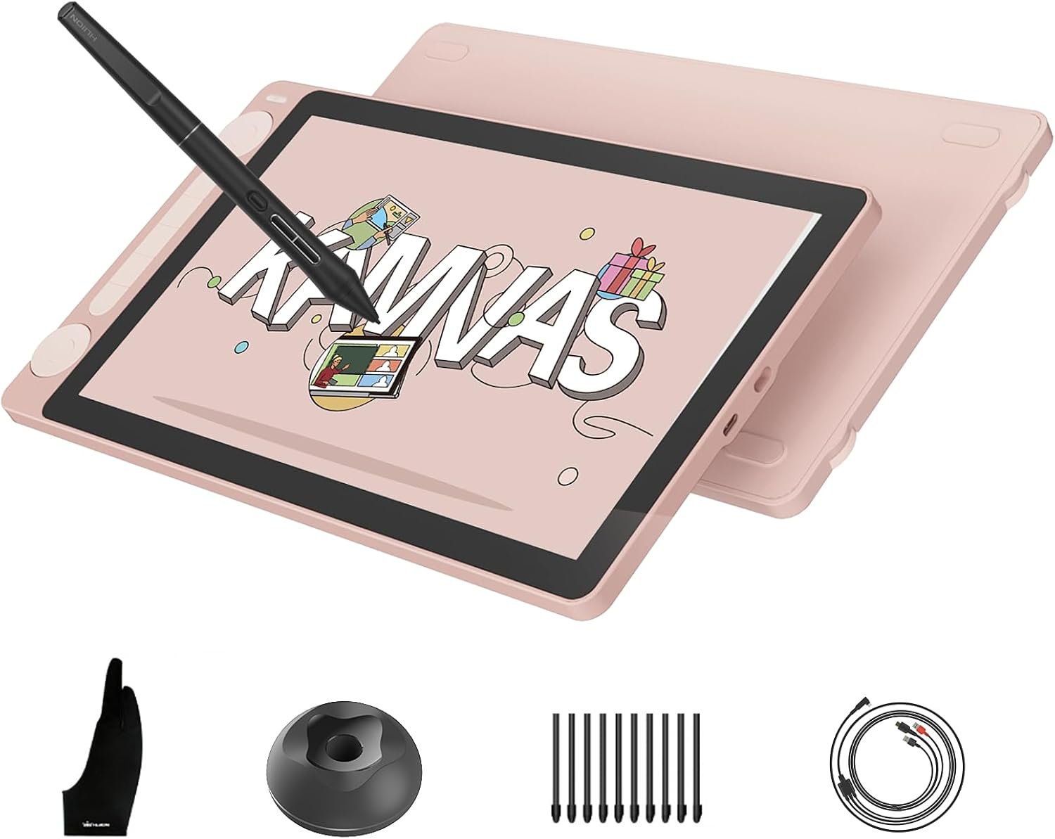 TABLETA GRÁFICA HUION KAMVAS 13 GEN 3 CON PANTALLA Y PENTECH 4.0 16K PRESIÓN - 1