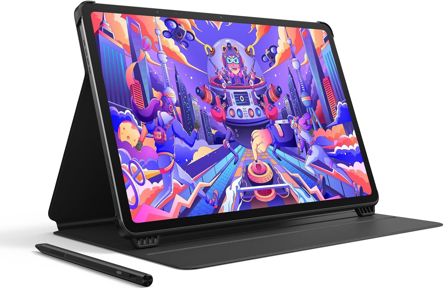 TABLETA GRÁFICA UGEE 14.25' CON PANTALLA 2.4K, 8GB+256GB, BATERÍA 10000MAH, PANTALLA NANO MATE TIPO PAPEL - 1