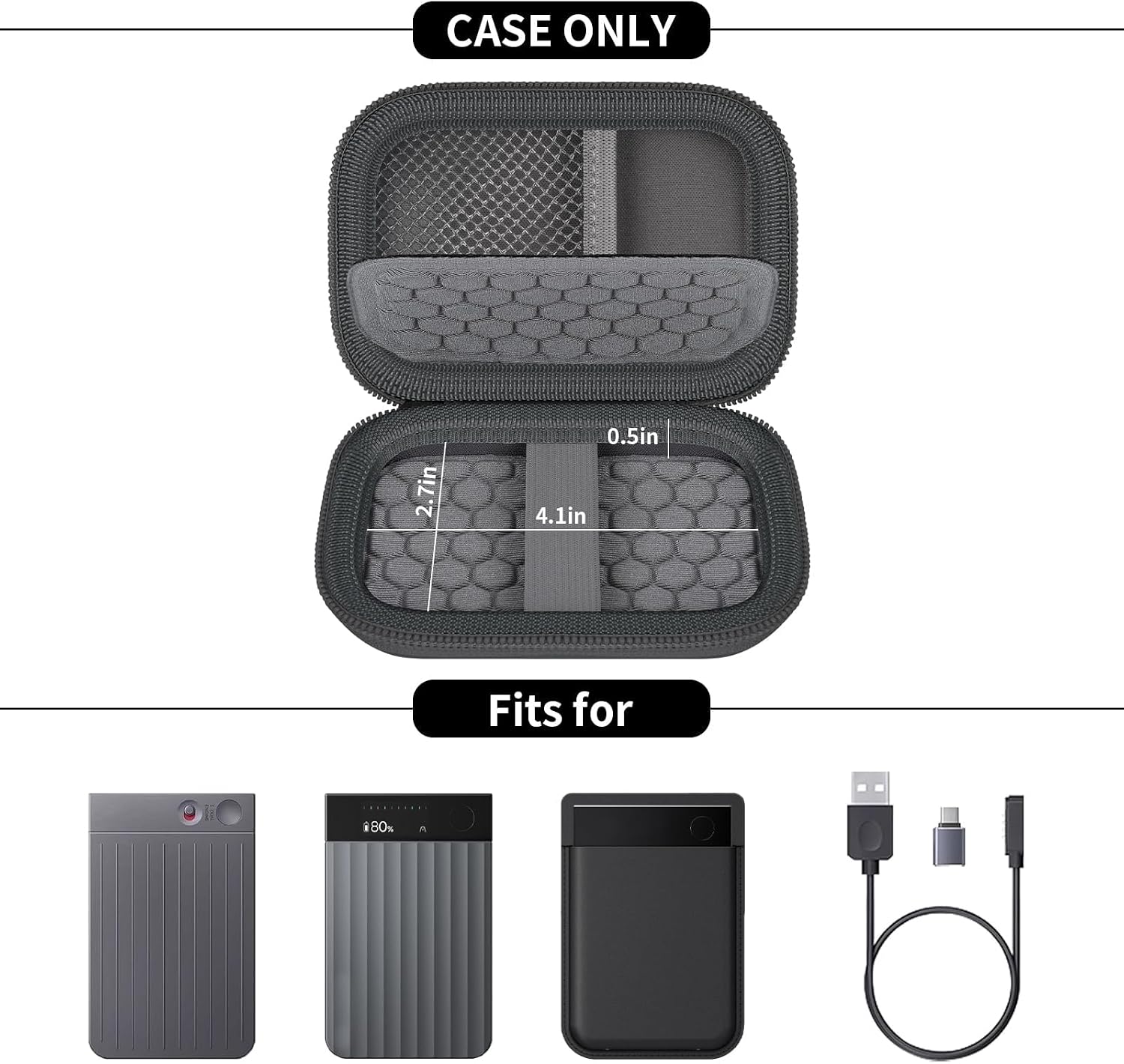 ESTUCHE DE VIAJE AGAINMORE PARA GRABADORA DE VOZ PLAUD NOTE PRO/NOTE AI - 3