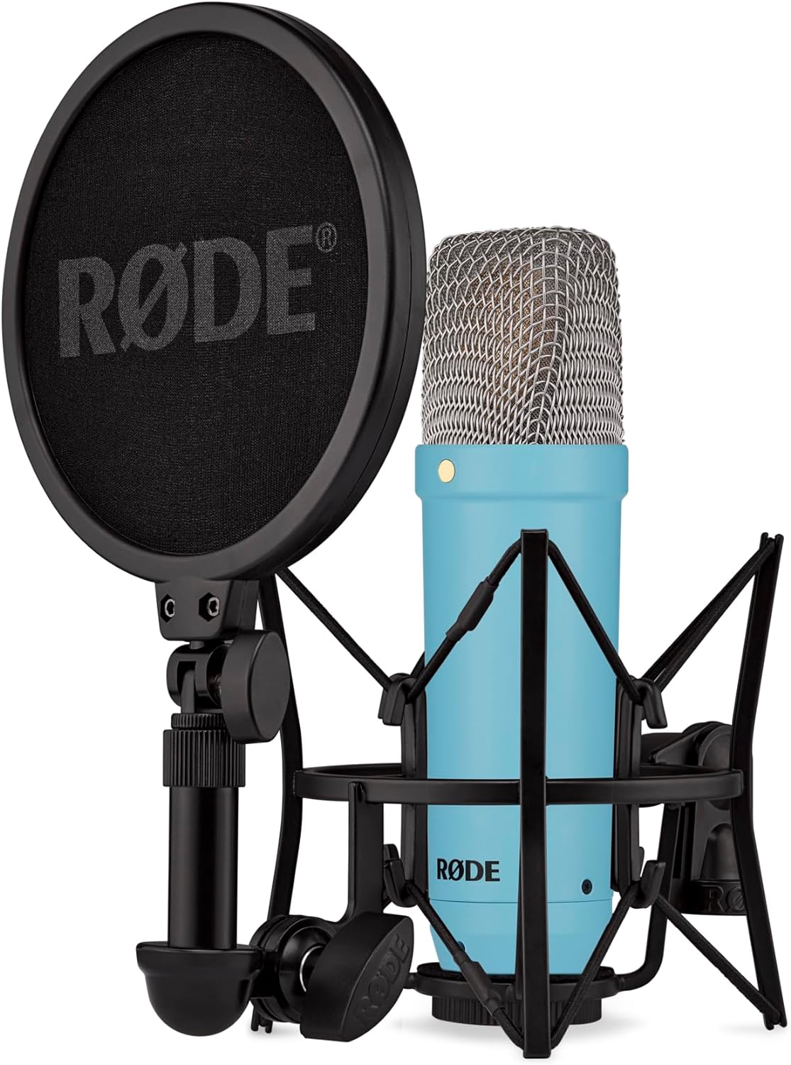 MICRÓFONO DE ESTUDIO CONDENSADOR RØDE NT1 SIGNATURE SERIES AZUL - 1