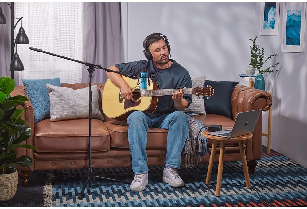 MICRÓFONO DE ESTUDIO CONDENSADOR RØDE NT1 SIGNATURE SERIES AZUL - 2