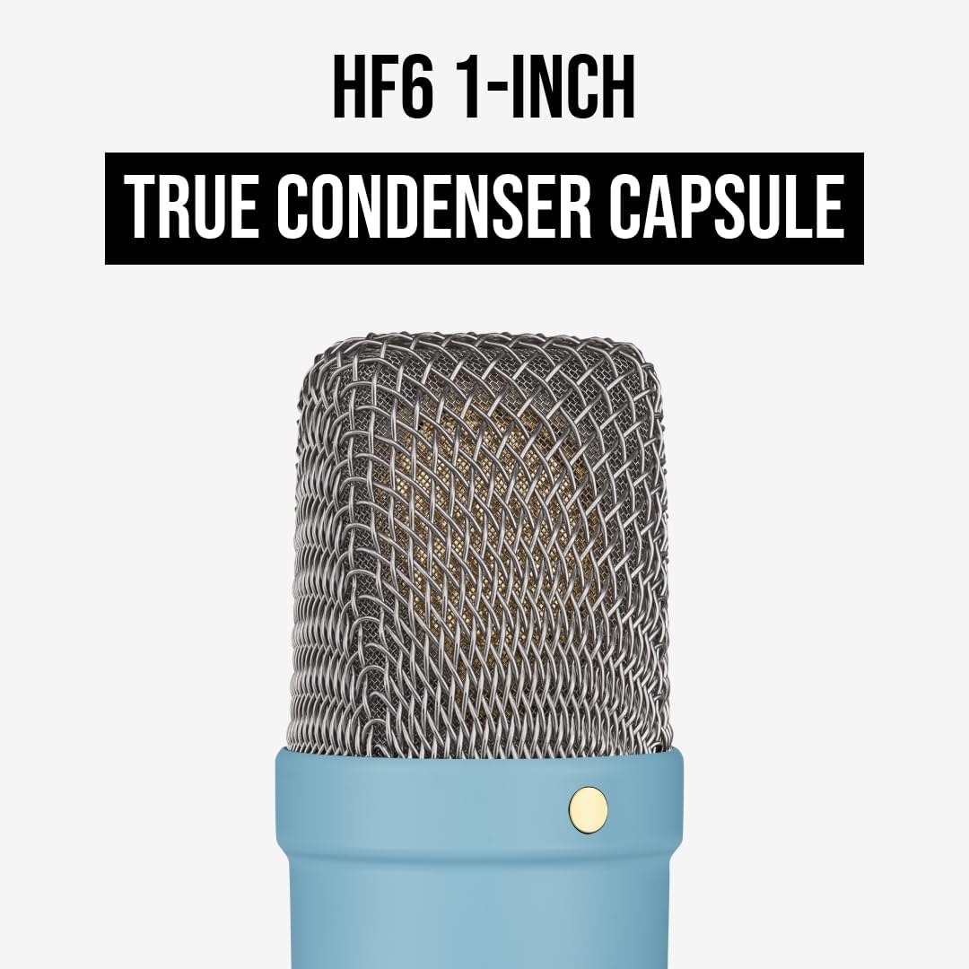 MICRÓFONO DE ESTUDIO CONDENSADOR RØDE NT1 SIGNATURE SERIES AZUL - 5